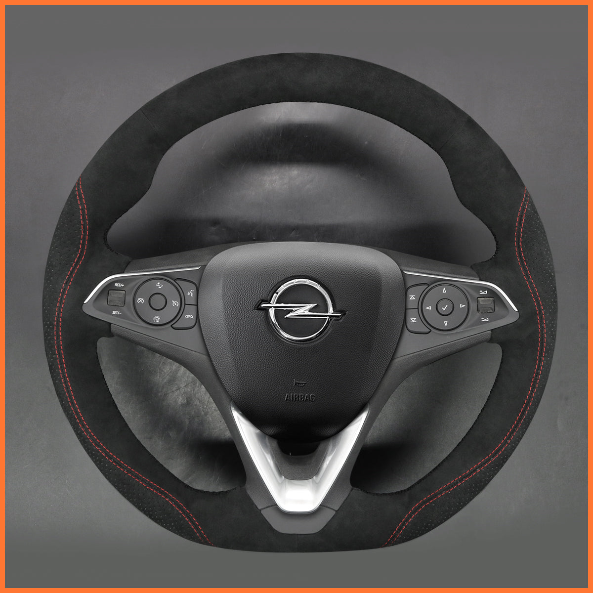 MEWANT steering wheel cover for Opel Astra (K) Combo Corsa (E|F) Grandland X Insignia (CT) B