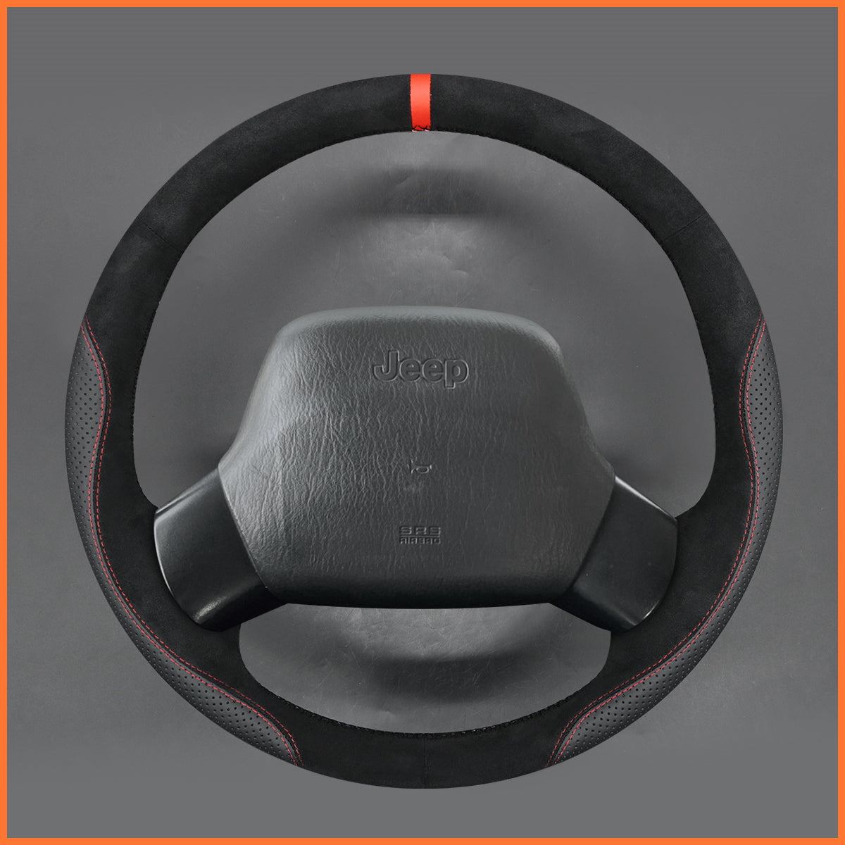 MEWANT Steering Wheel Cover for Jeep Wrangler TJ Cherokee XJ 1997-2002