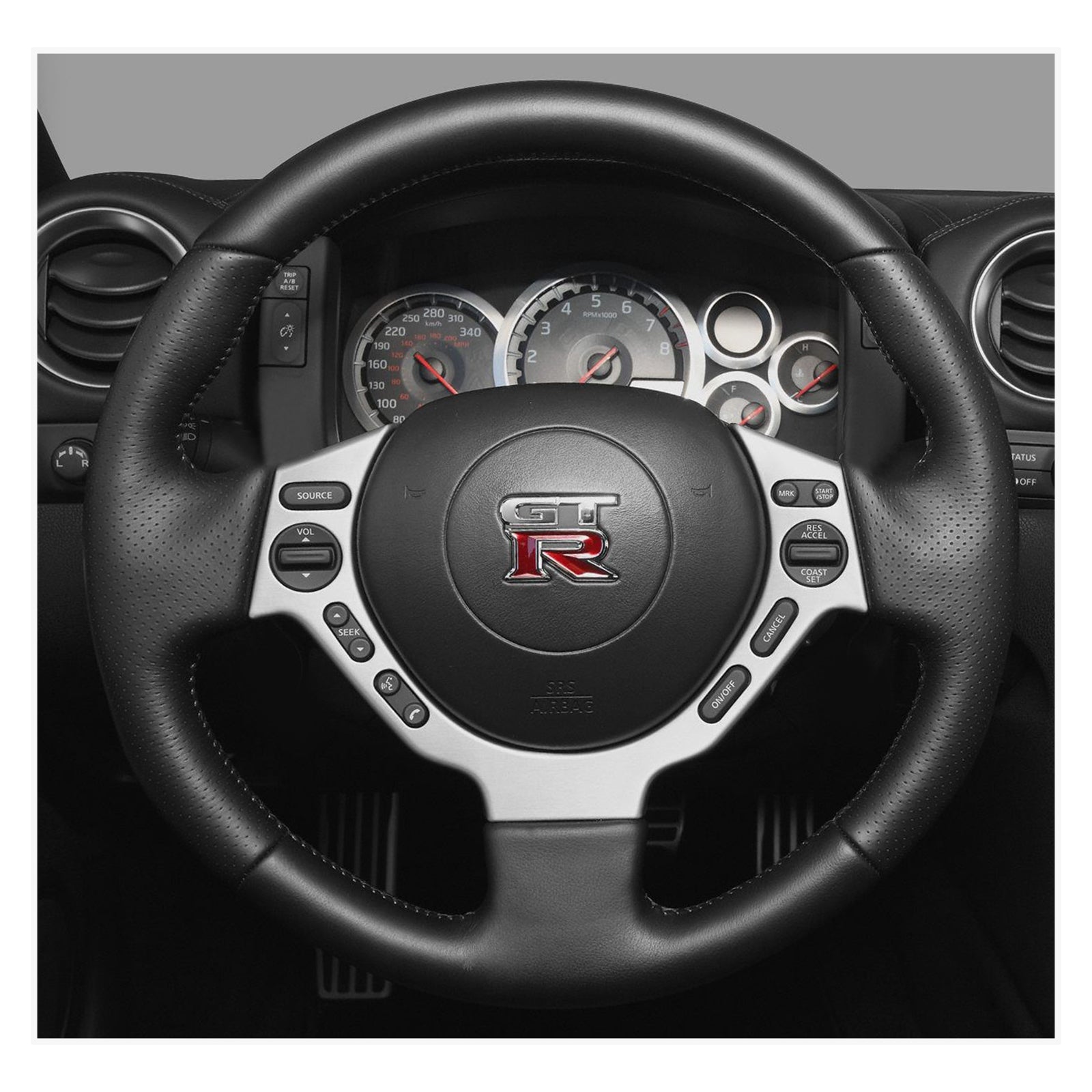 MEWANT Steering Wheel Cover for Nissan GTR GT-R (Nismo) 2008-2016
