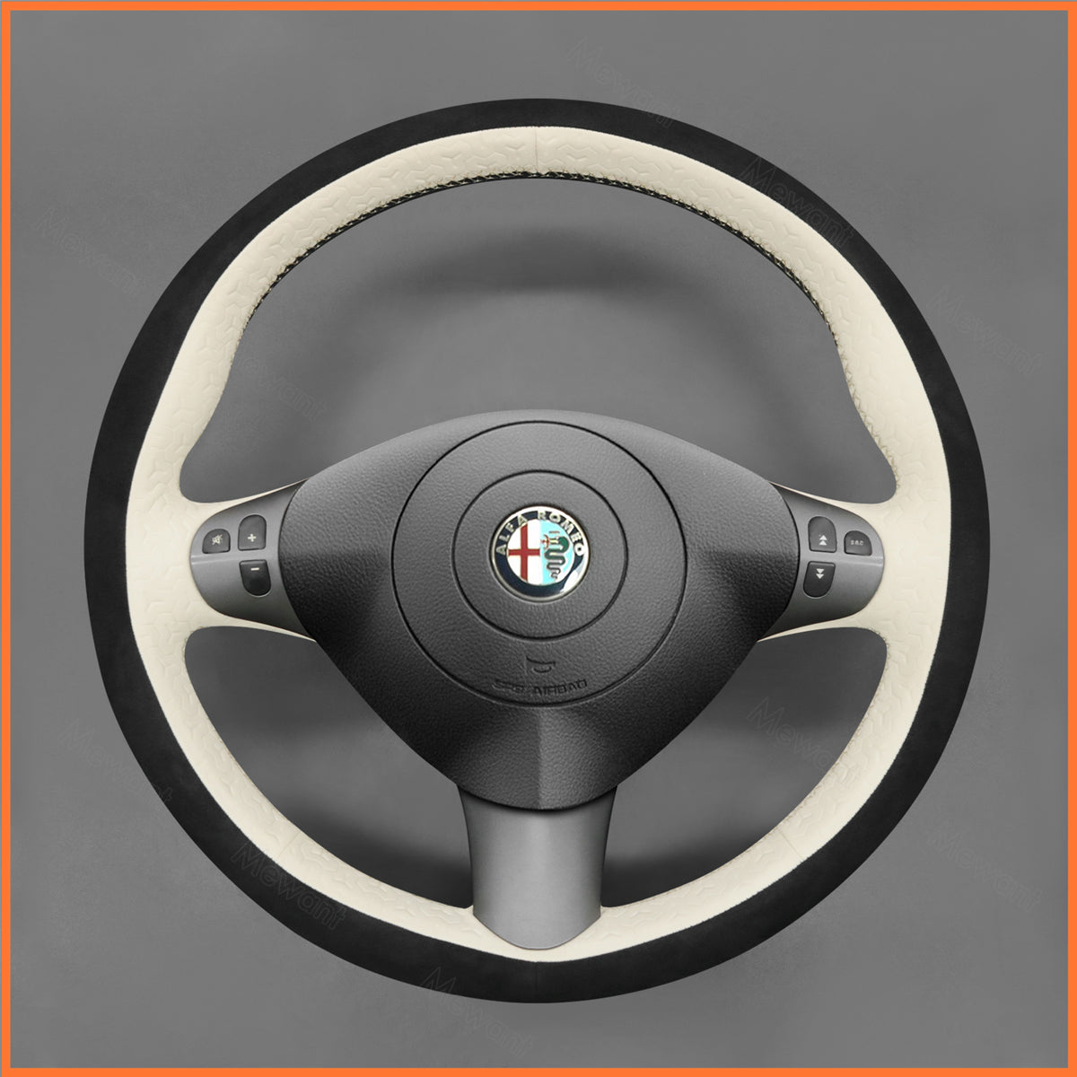 MEWANT Steering Wheel Cover for Alfa Romeo 147 2000-2010 / GT 2004-2010