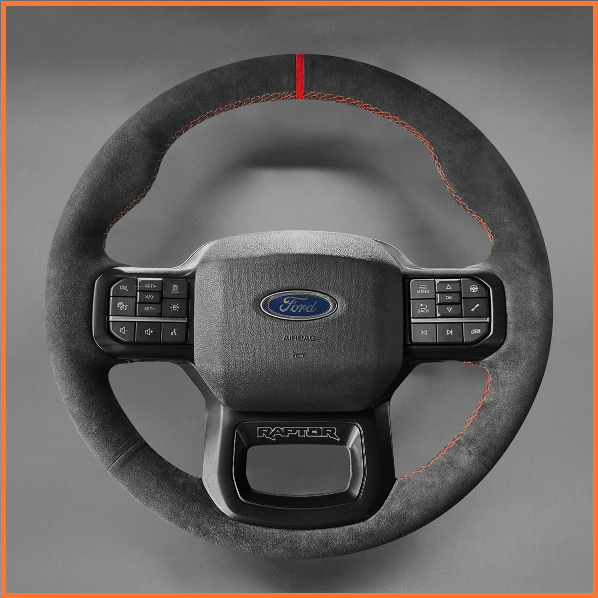 Lenkradbezug für Ford F-150 F150 2021-2024 / F-150 (Lightning) 2022-2024 / F-350 F350 2023-2024 / F-450 F450 2023-2024 / Expedition 2022-2024