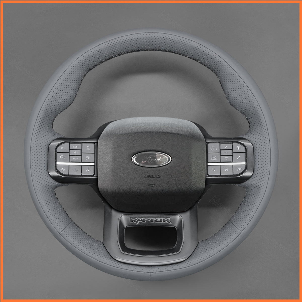 Steering wheel cover for Ford F-150 F150 Raptor 2021-2024