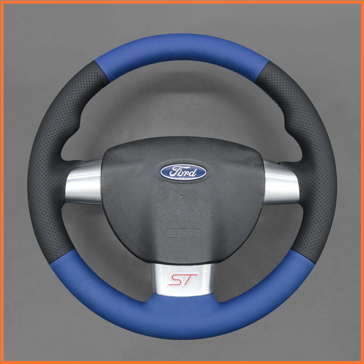 Steering wheel cover for Ford Focus ST 2005-2011 / Focus RS 2009-2011