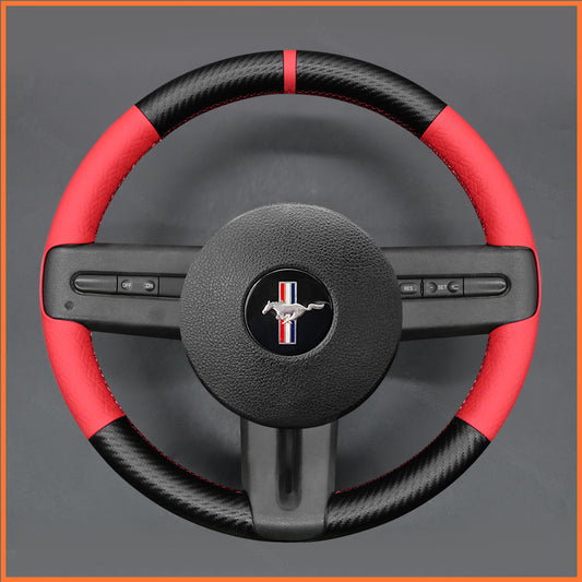 MEWANT Steering Wheel Cover for Ford Mustang 2005-2012
