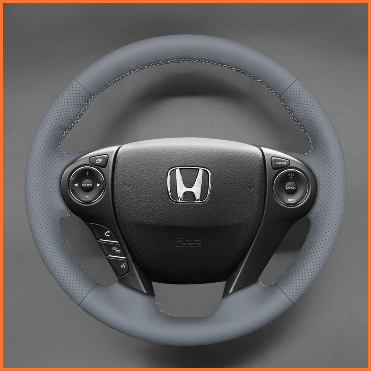 MEWANT Lenkradbezug für Honda Accord 9 2013-2017 / Pilot 2016-2018 / Crosstour 2013-2015 / Pilot 2019 - Mewant.de
