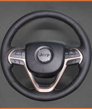 MEWANT steering wheel cover for Jeep Cherokee V(KL) 2014-2020 / Grand Cherokee IV(WK2) 2013-2021
