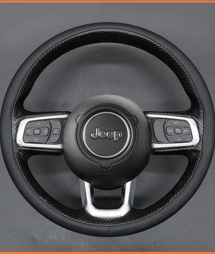 MEWANT Steering Wheel Cover for Jeep Wrangler (JL) 2018-2023 / Gladiator (JT) 2020-2023
