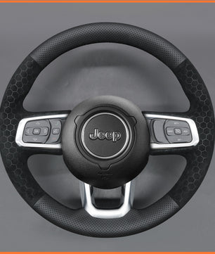 MEWANT Steering Wheel Cover for Jeep Wrangler (JL) 2018-2023 / Gladiator (JT) 2020-2023