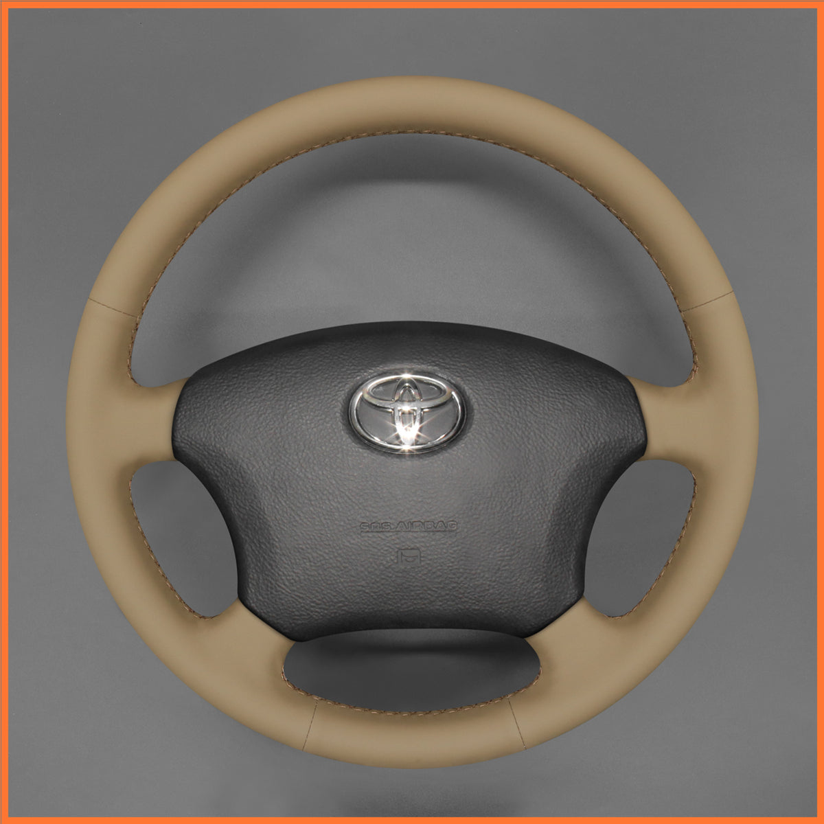MEWANT Steering Wheel Cover for Toyota Camry Highlander Land Cruiser Fortuner Tacoma Tundra 2002-2007