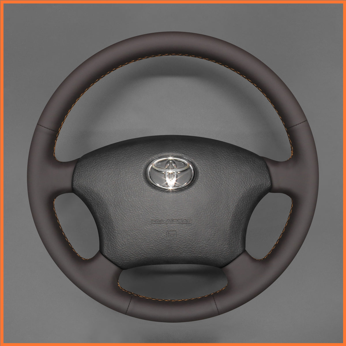 MEWANT Steering Wheel Cover for Toyota Camry Highlander Land Cruiser Fortuner Tacoma Tundra 2002-2007