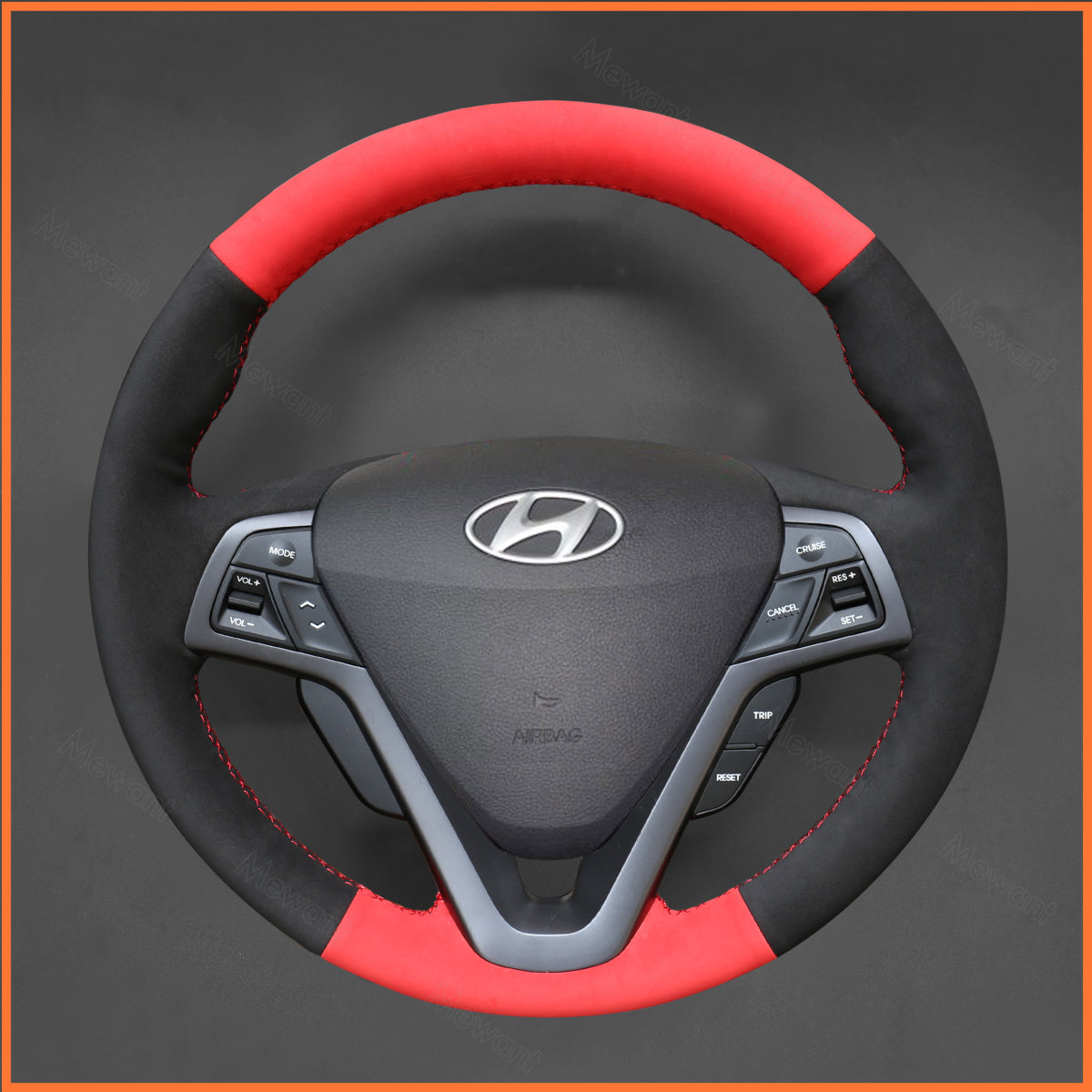 MEWANT steering wheel cover for Hyundai Veloster 2011-2017