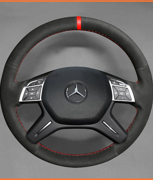 MEWANT steering wheel cover for Benz E-Class E300 GL-Class GL 350 400 500 550 M-Class ML 300 320 350 400 500 550