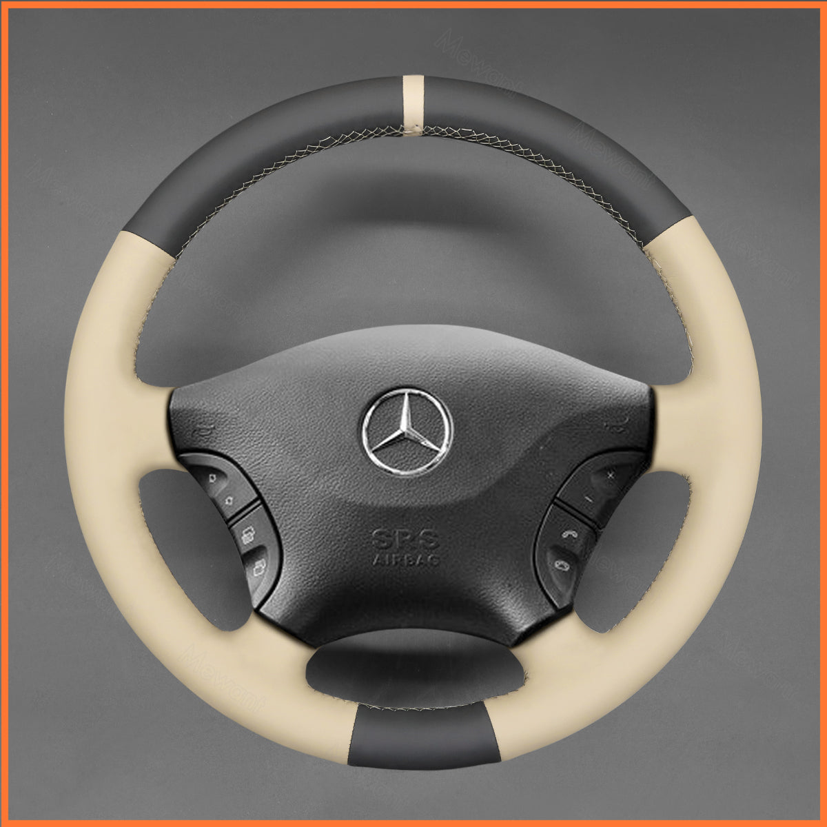 MEWANT Steering Wheel Cover for Benz for Mercedes Benz Viano W639 2003-2010 / Vito 2003-2014 / Sprinter 2006-2013