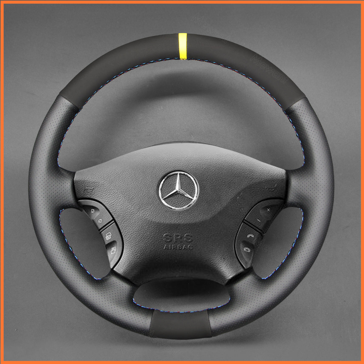 MEWANT Steering Wheel Cover for Benz for Mercedes Benz Viano W639 2003-2010 / Vito 2003-2014 / Sprinter 2006-2013