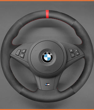 MEWANT steering wheel cover for BMW M5 E60 E61 E63 E64