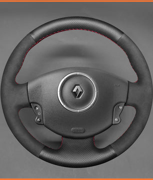 MEWANT Lenkradbezug für Renault Megane 2 2002-2009 / Scenic 2 (Grand Scenic) 2003-2009 / Kangoo 2 2008-2013