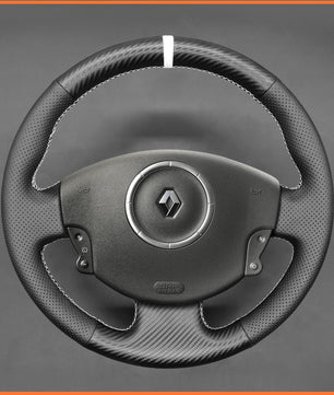 MEWANT Lenkradbezug für Renault Megane 2 2002-2009 / Scenic 2 (Grand Scenic) 2003-2009 / Kangoo 2 2008-2013
