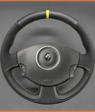 MEWANT Lenkradbezug für Renault Megane 2 2002-2009 / Scenic 2 (Grand Scenic) 2003-2009 / Kangoo 2 2008-2013
