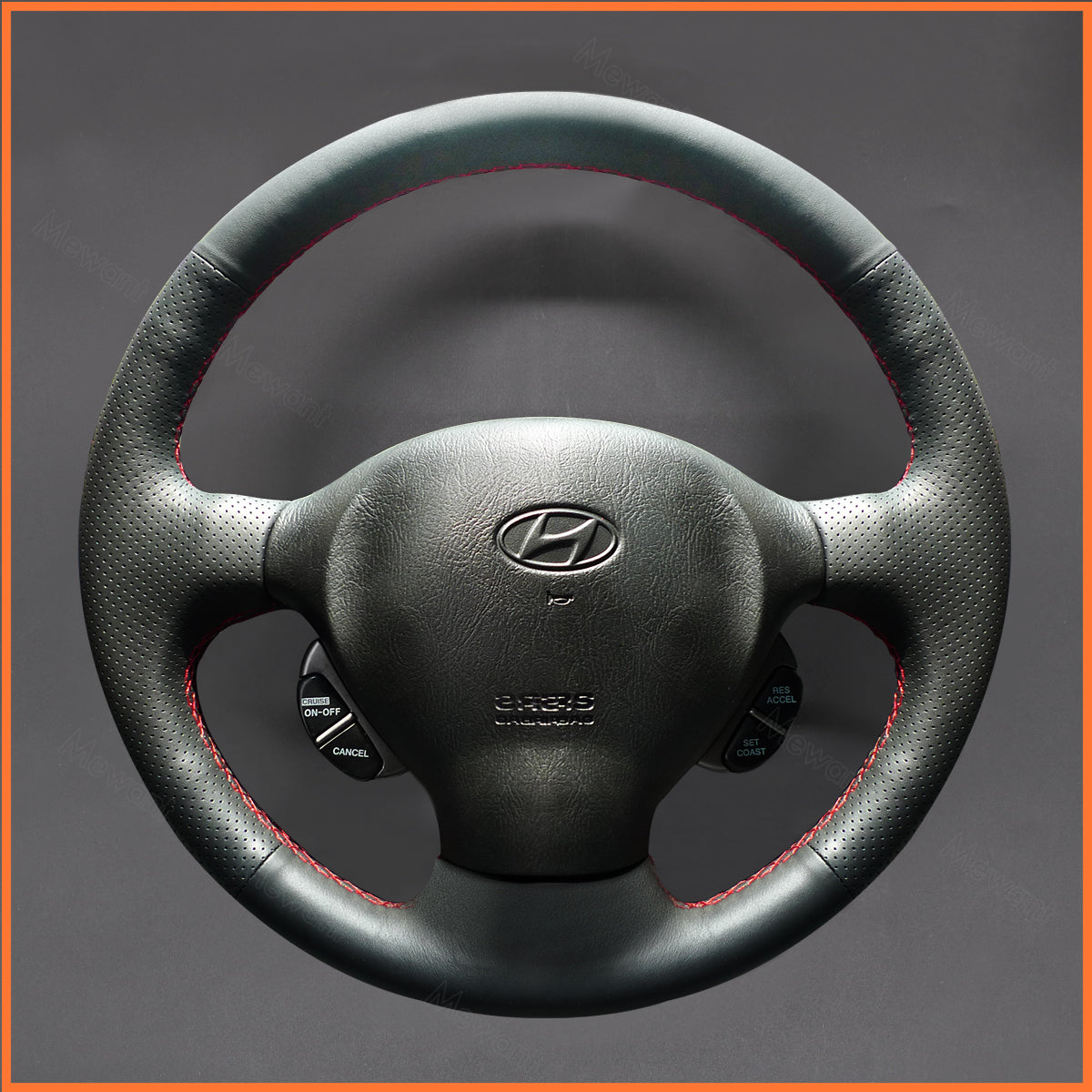 MEWANT Steering Wheel Cover for Hyundai Santa Fe 2000-2006