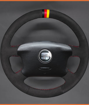 MEWANT Lenkradbezug für VW Golf 4 (IV) Passat B5 Passat Variant  Sharan  Bora T4 T5