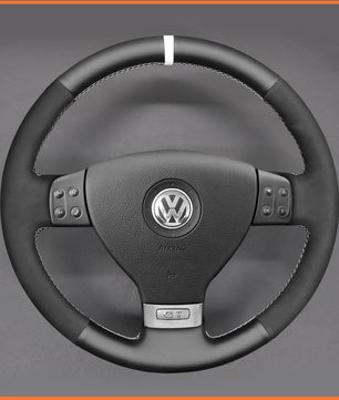 MEWANT Lenkradbezug für VW Golf 5 (V)  Golf Plus Polo Jetta Passat Tiguan Touran Caddy EOS