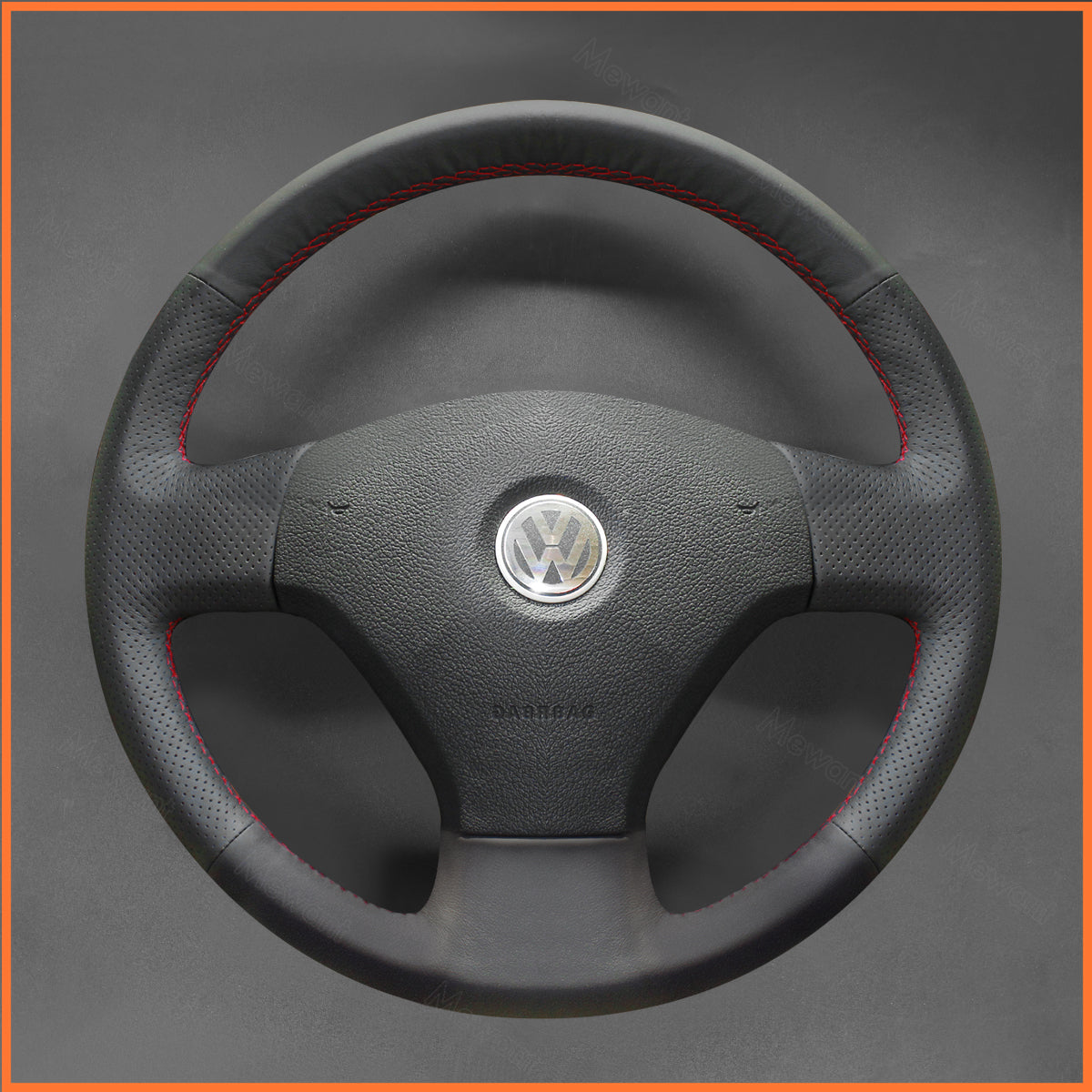 MEWANT steering wheel cover for Volkswagen VW Jetta 5 2006-2010
