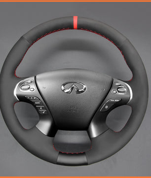 MEWANT Steering Wheel Cover for Infiniti M M30 M35 M37 2010-2013 / Q70 2014-2017 / QX60 2014-2019