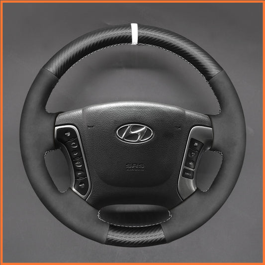 MEWANT steering wheel cover for Hyundai Santa Fe 2006-2012 / H-1 (Starex) 2008-2020 / i800 2008-2019