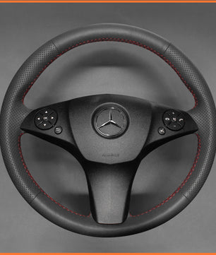 MEWANT Steering Wheel Cover for C-Class W204 2008-2011 / GLK X204 2010-2012