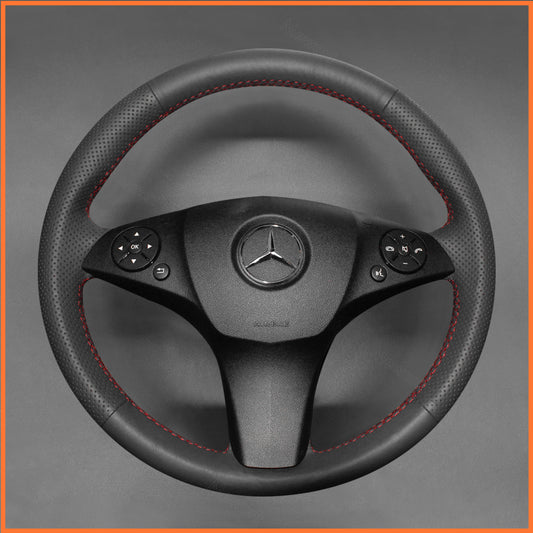 MEWANT Steering Wheel Cover for C-Class W204 2008-2011 / GLK X204 2010-2012