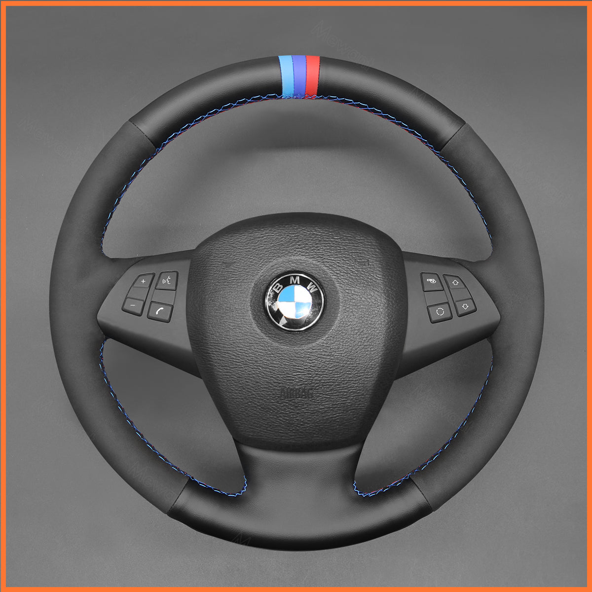 MEWANT steering wheel cover for BMW X5 E70 2006-2013