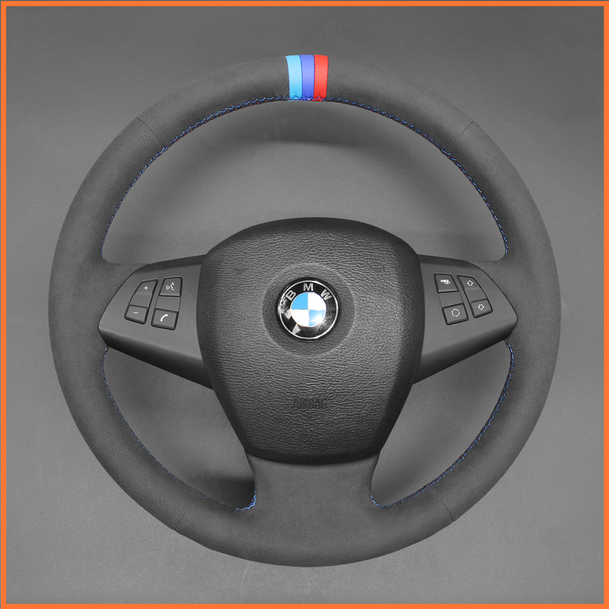 MEWANT steering wheel cover for BMW X5 E70 2006-2013