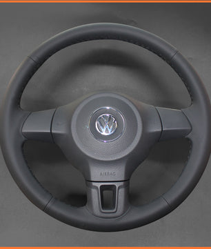 MEWANT Lenkradbezug für VW Golf 6 (VI)  Golf Plus Polo Tiguan Touran Caddy Jetta