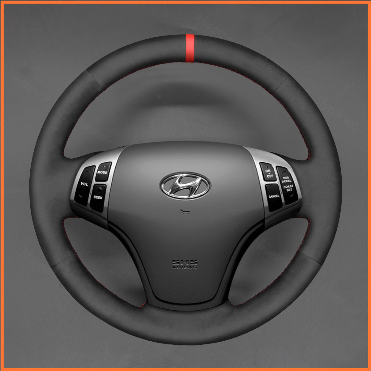 MEWANT steering wheel cover for Hyundai Elantra 2007-2010