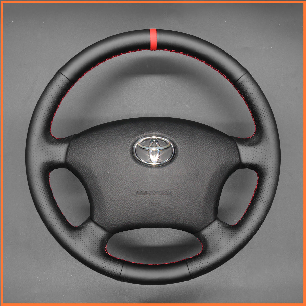MEWANT Steering Wheel Cover for Toyota Camry Highlander Land Cruiser Fortuner Tacoma Tundra 2002-2007