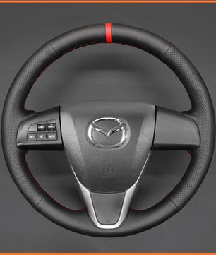 MEWANT Lenkradbezug für Mazda 3 Axela 2008-2013 / Mazda CX-7 CX7 2010-2016 / Mazda 5 2011-2013/