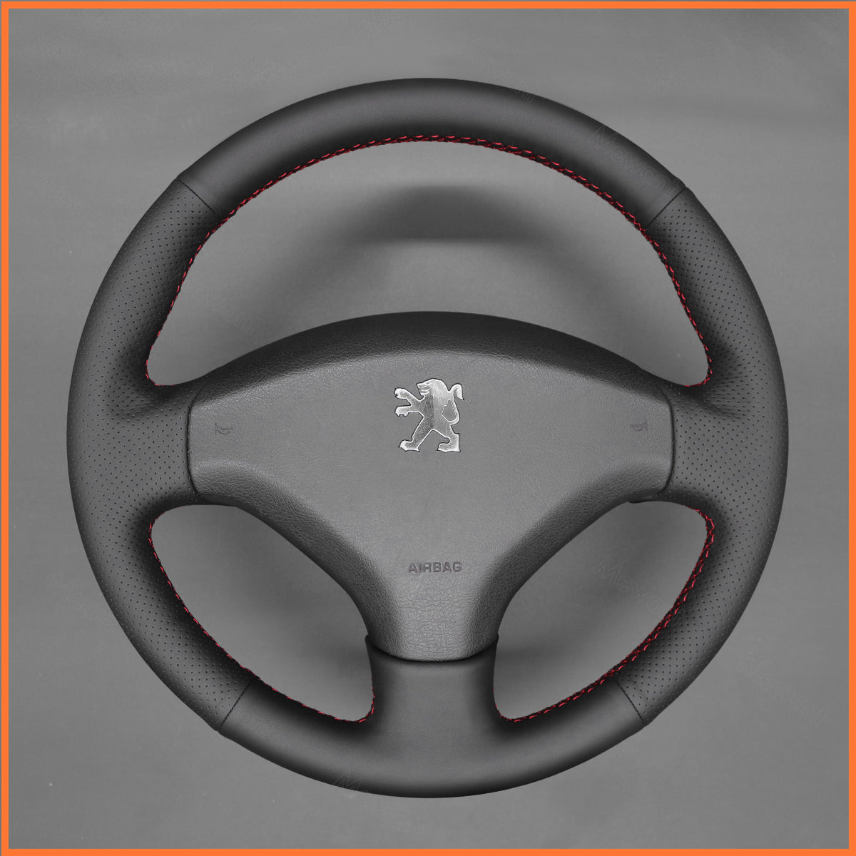 MEWANT Lenkradbezug für Peugeot 308 2007-2013 / 308 SW 2008-2014 / 3008 2009-2016 / 5008 2009-2017