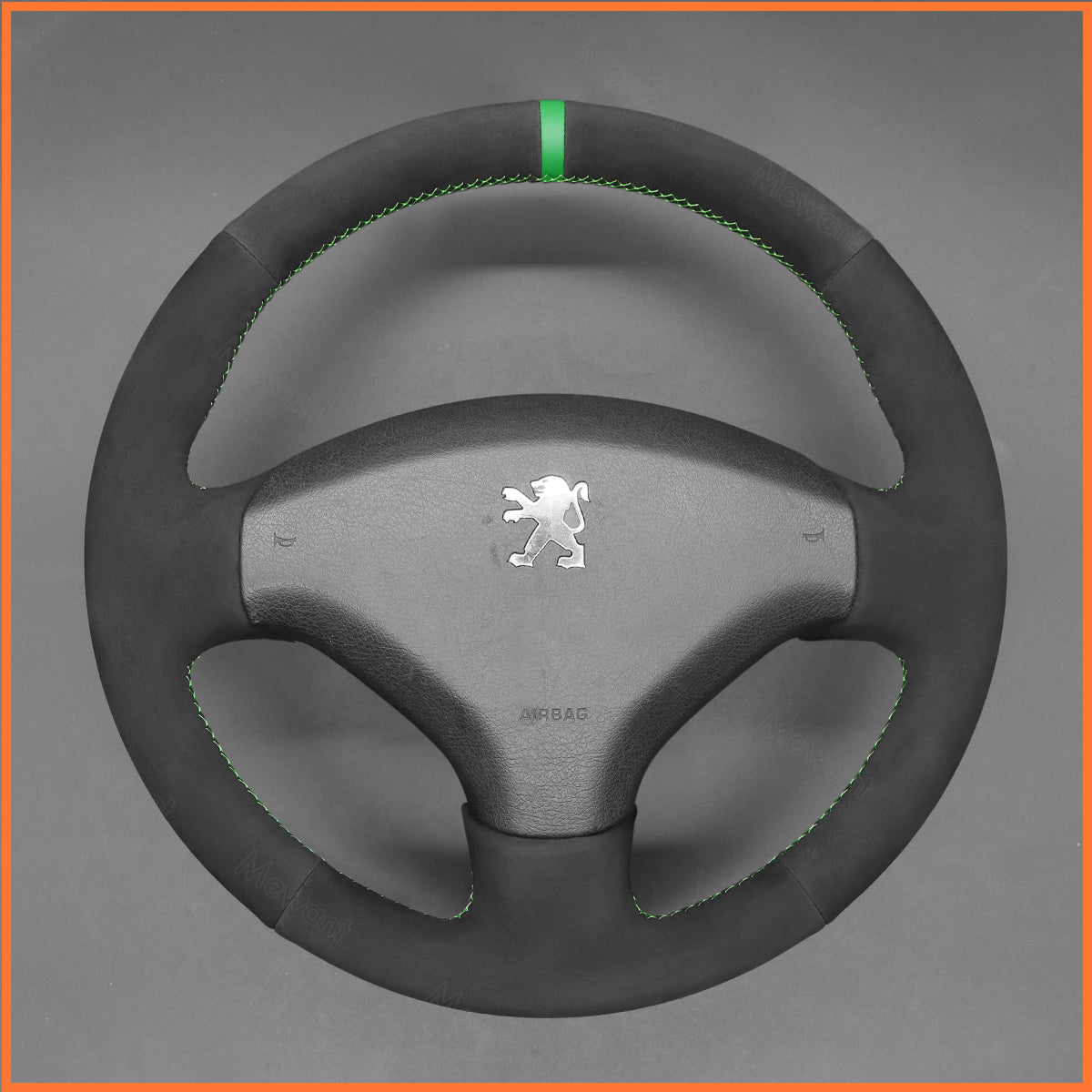 MEWANT Lenkradbezug für Peugeot 308 2007-2013 / 308 SW 2008-2014 / 3008 2009-2016 / 5008 2009-2017