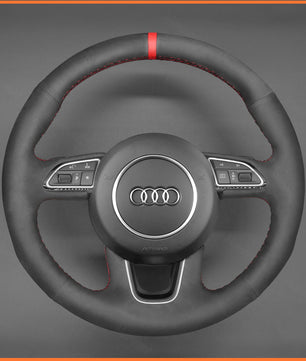 MEWANT steering wheel cover for Audi Q3 2015-2018 / Q5 2013-2017 / Q7 2012-2015