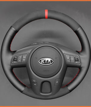 MEWANT Lenkradbezug für Kia Picanto 2009-2011 / Rio 2 2009-2011 / Venga 2010-2019 / Soul 2009-2014