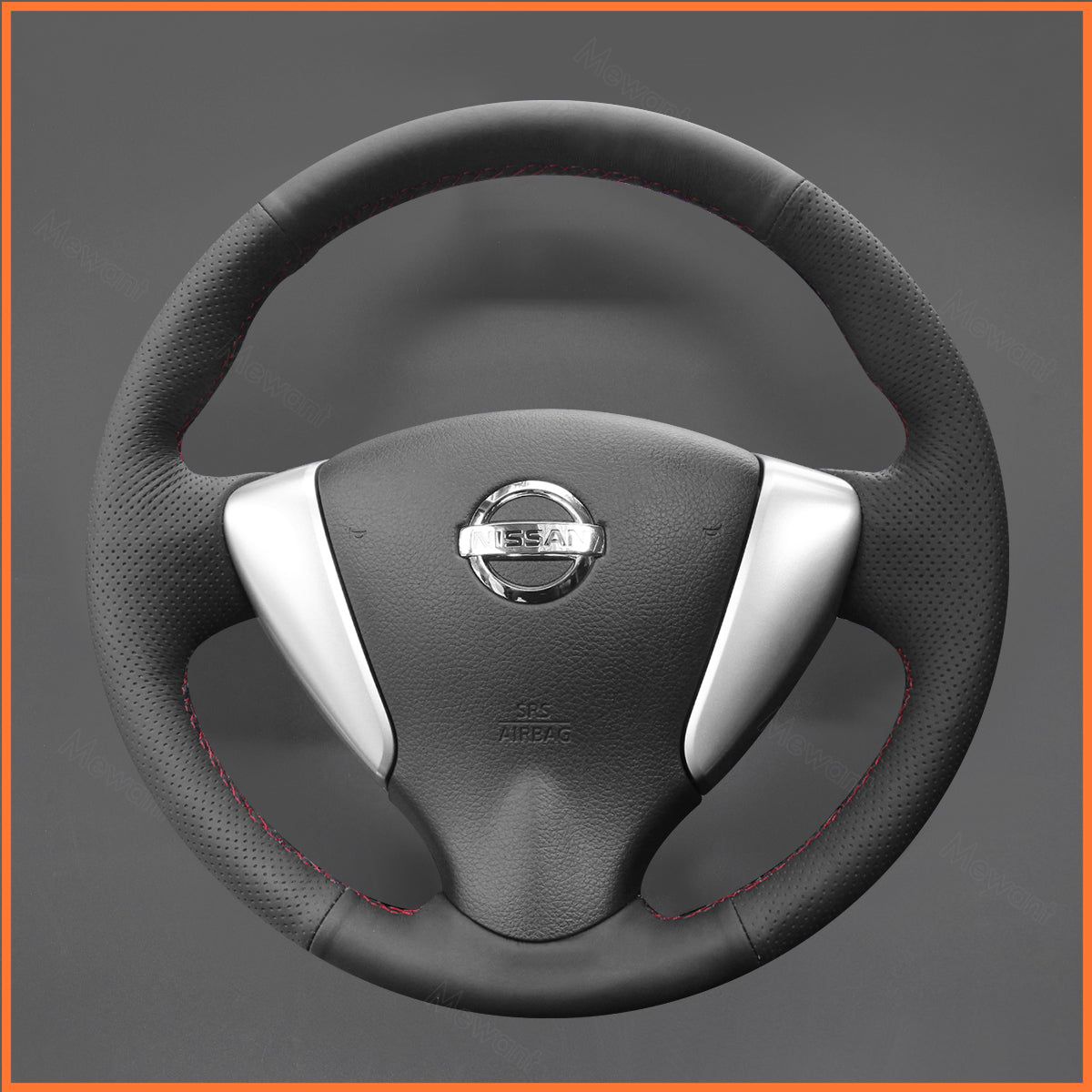 MEWANT Steering Wheel Cover for Nissan Note 2013-2017 / Serena 2012-2016 / Bluebird Sylphy (RU) 2012-2020