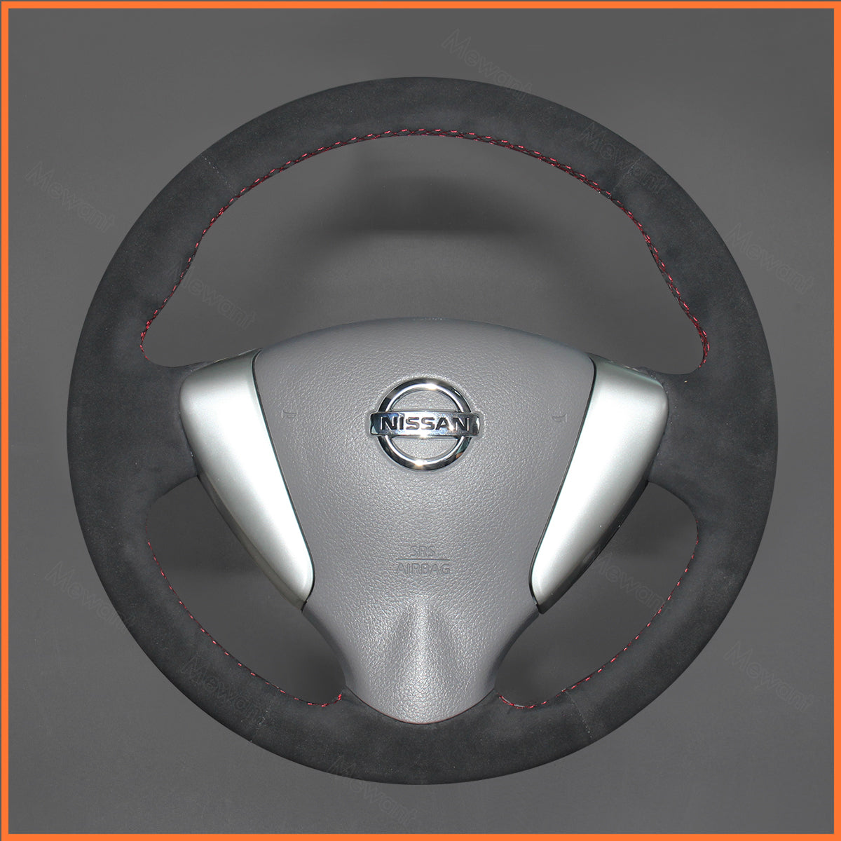MEWANT Steering Wheel Cover for Nissan Note 2013-2017 / Serena 2012-2016 / Bluebird Sylphy (RU) 2012-2020