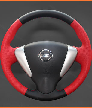 MEWANT Steering Wheel Cover for Nissan Note 2013-2017 / Serena 2012-2016 / Bluebird Sylphy (RU) 2012-2020