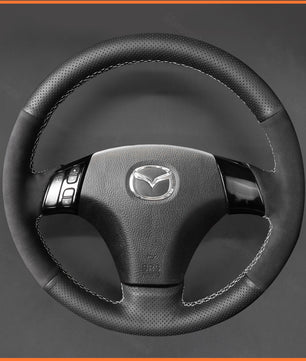 MEWANT Lenkradbezug für Mazda 3 Axela 2003-2009 Mazda 5 2004-2010  Mazda 6 Atenza 2004-2008