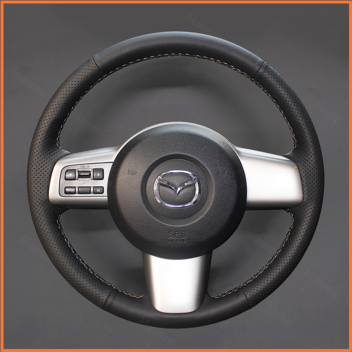 MEWANT Lenkradbezug für Mazda 2 2008-2014