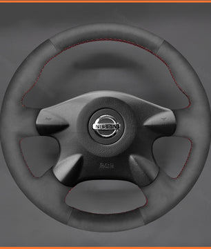 MEWANT Steering Wheel Cover for Nissan Almera (N16) Almera Tino X-Trail (T30) Primera (P12) Terrano 2 Serena Pathfinder Bluebird Sylphy Caravan