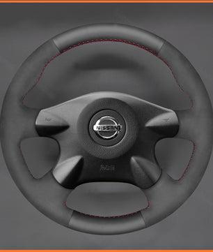 MEWANT Steering Wheel Cover for Nissan Almera (N16) Almera Tino X-Trail (T30) Primera (P12) Terrano 2 Serena Pathfinder Bluebird Sylphy Caravan