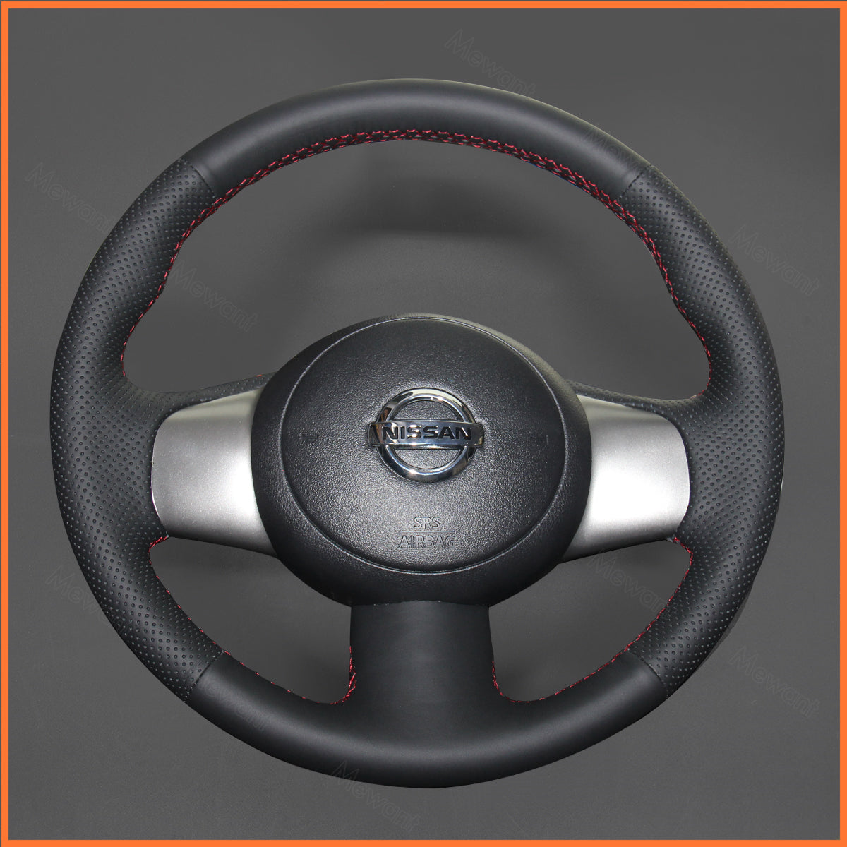 MEWANT Steering Wheel Cover For Nissan Cube 2008-2020 / Micra 2010-2017
