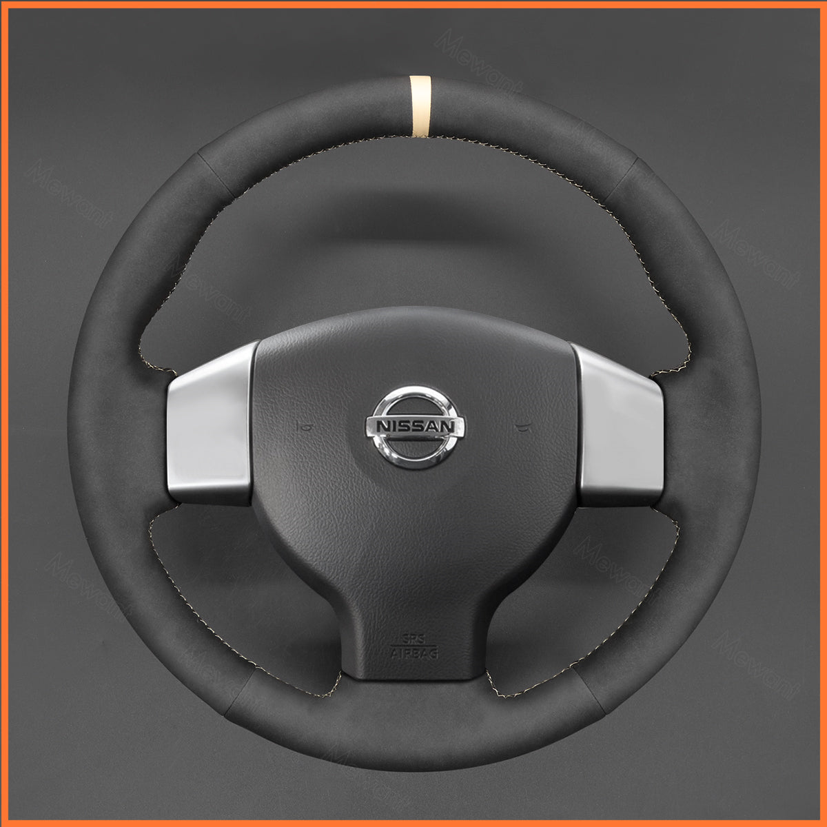 MEWANT Lenkradbezug für Nissan Tiida / Nissan Sylphy / Versa / Nissan Versa Note 2007-2012