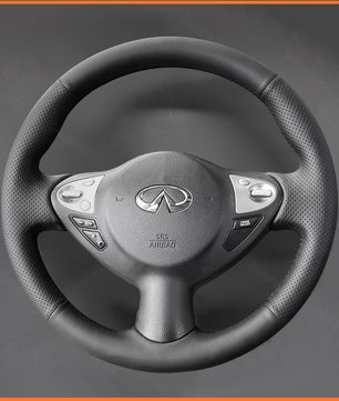 MEWANT Steering Wheel Cover for Infiniti FX FX30d FX35 FX37 FX50 2009-2015 / QX70 2013-2018 / Nissan Juke F15 2010-2019